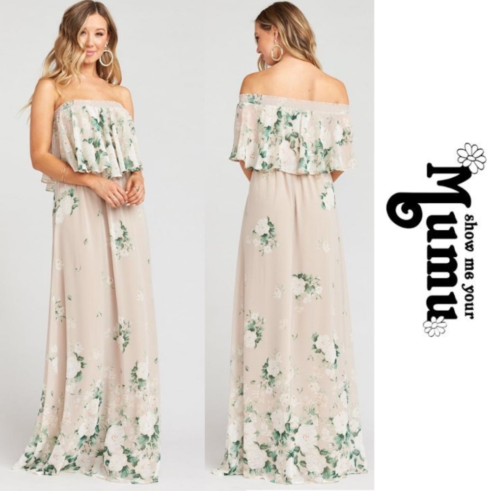 NWT SHOW ME YOUR MUMU Hacienda Maxi Dress - Picture 6 of 6